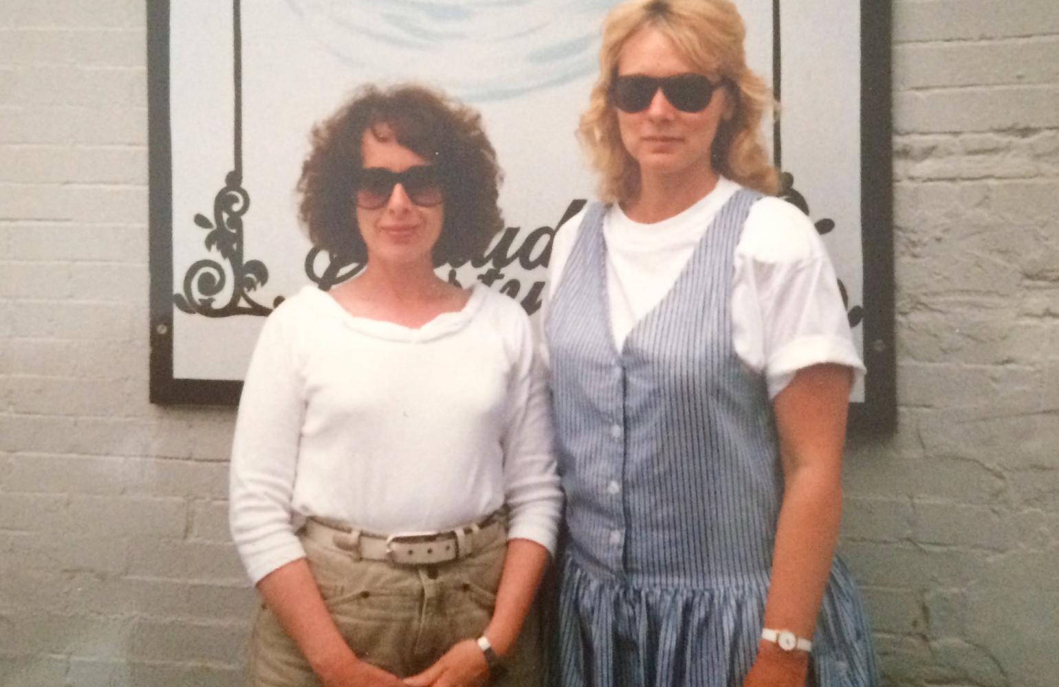 Me and Jean Hester in Nashville. I hired her as production manager and she was so fantastic she became co-producer. And my friend to this day.